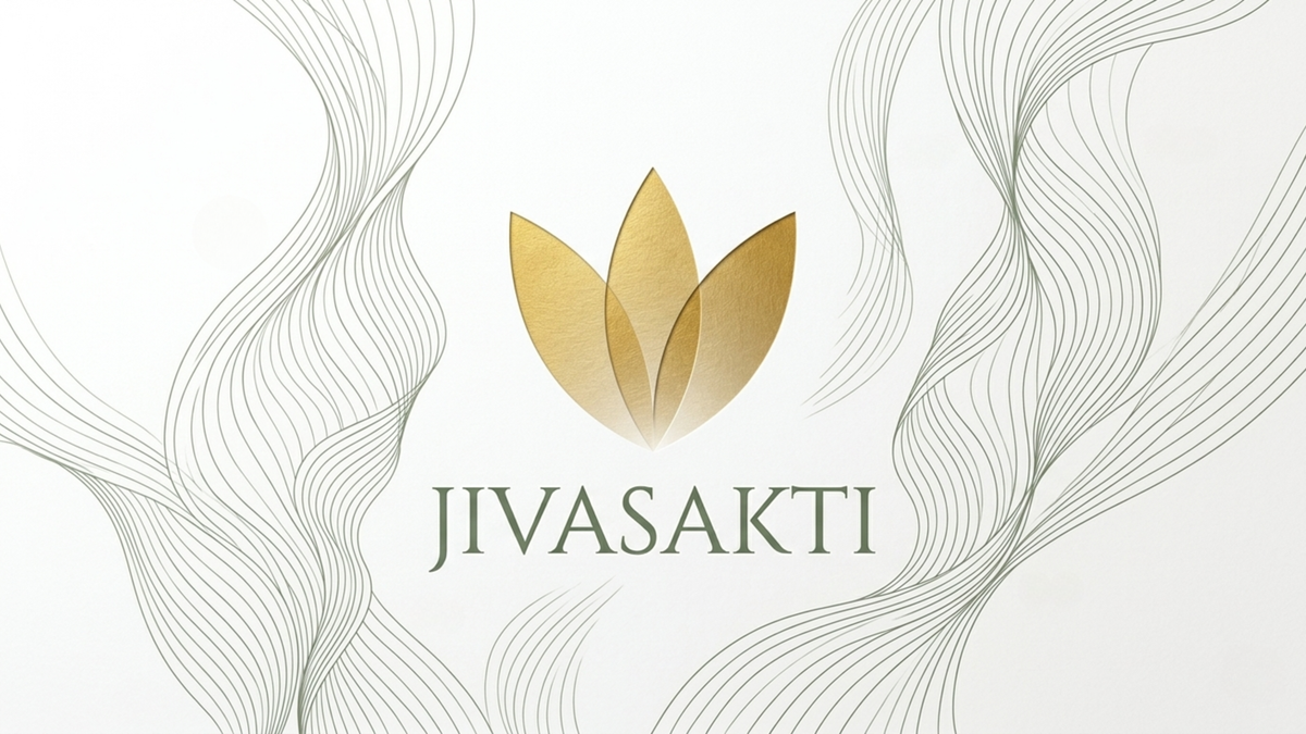 JIVASAKTI elsődleges borító: egy arany lótusz és a JIVASAKTI felirat.